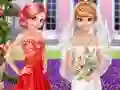 Гульня Frozen And Ariel Wedding онлайн