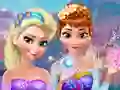 Гульня Anna & Elsa Makeover онлайн
