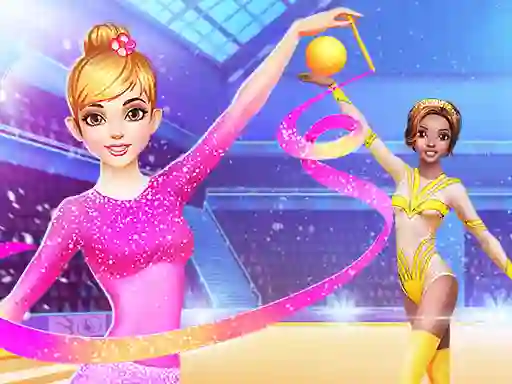 Гульня Gymnastics Girls Dress Up Game онлайн