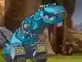 Гульня Dinotrux builder create & print онлайн
