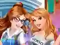Гульня Belle First Day On School онлайн