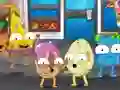 Гульня The Grossery Gang: Shelf Relay онлайн