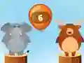 Гульня Jungle Balloons Subtraction онлайн