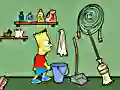 Гульня Bart Simpson Saw онлайн