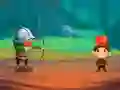 Гульня Bowmasters Online онлайн