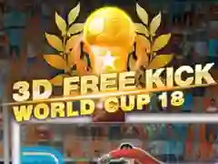 Гульня 3D Free Kick World Cup 2018 онлайн