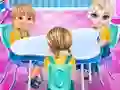 Гульня Frozen School онлайн