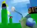 Гульня Blocky Gun Paintball онлайн