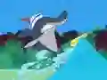 Гульня Zig und Sharko:: A mad trip on waves онлайн
