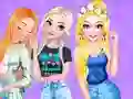 Гульня Princesses and Pets Matching Outfits онлайн