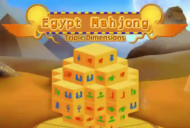 Гульня Egypt Mahjong Triple Dimensions онлайн