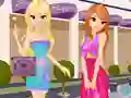 Гульня Sisters Shopping онлайн
