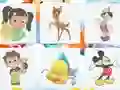 Гульня Cartoon Characters: Memory онлайн
