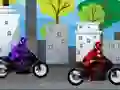 Гульня Bike Racing math Comparison онлайн
