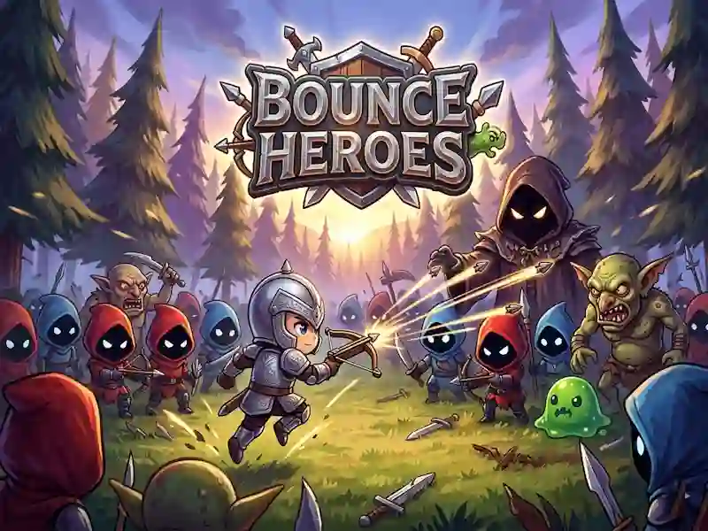 Гульня Bounce Heroes онлайн