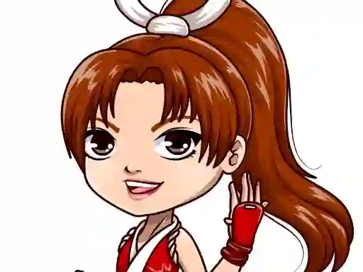 Гульня Chibi Fighter Dress Up Game онлайн