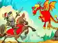 Гульня Knight And Dragons онлайн