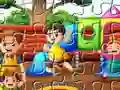 Гульня Playing Kids Jigsaw онлайн