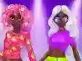 Гульня Princess Incredible Spring Neon Hairstyles онлайн