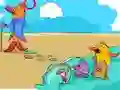 Гульня Cartoon Birds Differences онлайн