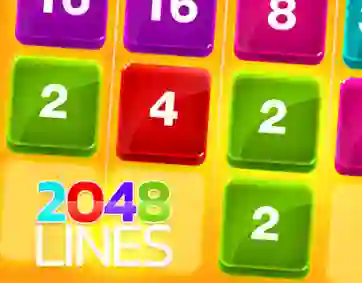 Гульня 2048 Lines онлайн