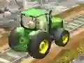 Гульня Chained Tractor Towing Train Simulator онлайн