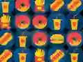 Гульня Fast Food Match 3 онлайн