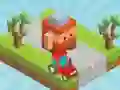 Гульня Blocky Road онлайн