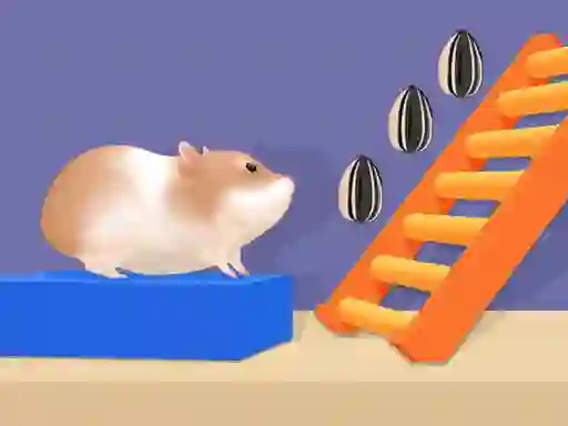 Гульня Hamster Stack Maze онлайн