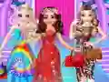 Гульня Princesses Different Style Dress Fashion онлайн