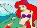 Гульня Princess Mermaid Coloring Game онлайн