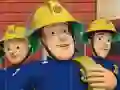 Гульня Fireman Sam Puzzle Slider онлайн