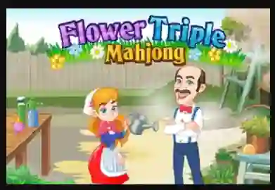Гульня Flower Triple Mahjong онлайн