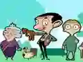 Гульня Mr Bean Matching Pairs онлайн