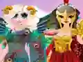 Гульня Princesses Dazzling Goddesses онлайн