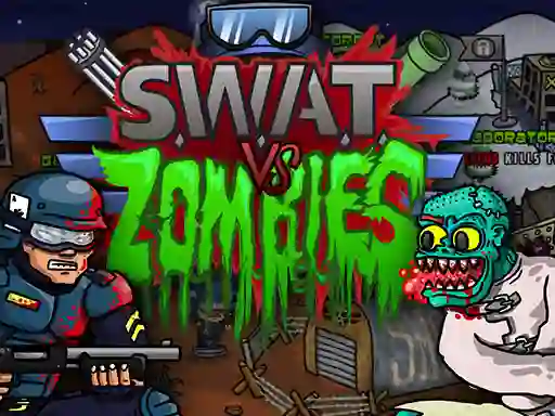 Гульня Swat vs Zombies онлайн