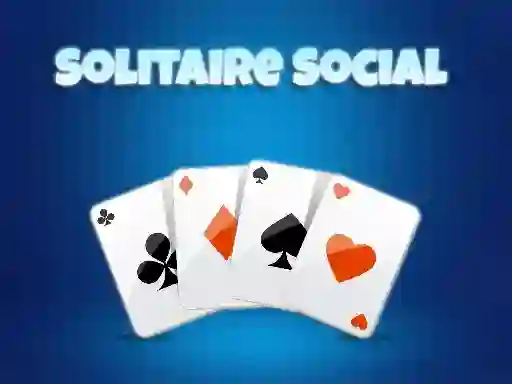 Гульня Solitaire Social онлайн