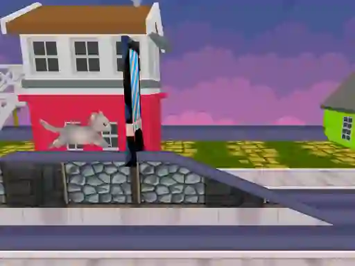 Гульня Cat Candy Run онлайн
