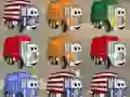 Гульня Garbage Trucks Matching онлайн