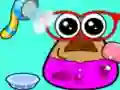 Гульня Pou Caring онлайн