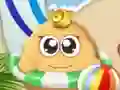 Гульня Pou summer Break онлайн