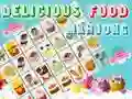 Гульня Delicious Food Mahjong Connect онлайн