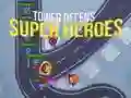 Гульня Tower defense : Super heroes онлайн