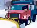 Гульня Hidden Snowflakes in Plow Trucks онлайн