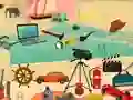 Гульня Interactive Hidden Objects онлайн