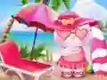 Гульня Hello Kitty Beach Fun онлайн