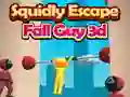 Гульня Squidly Escape Fall Guy 3D онлайн