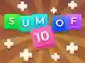 Гульня Sum Of 10: Merge Number Tiles онлайн