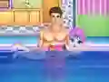 Гульня Baby Taylor Learn Swimming онлайн
