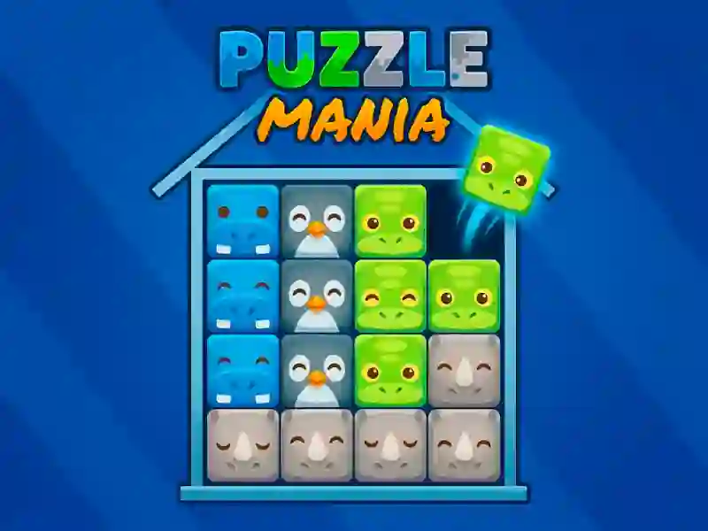 Гульня Puzzle Mania онлайн